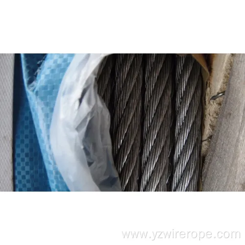 Galvanized and Ungalvanized Steel Wire Rope 6X25fi FC/Iwrc